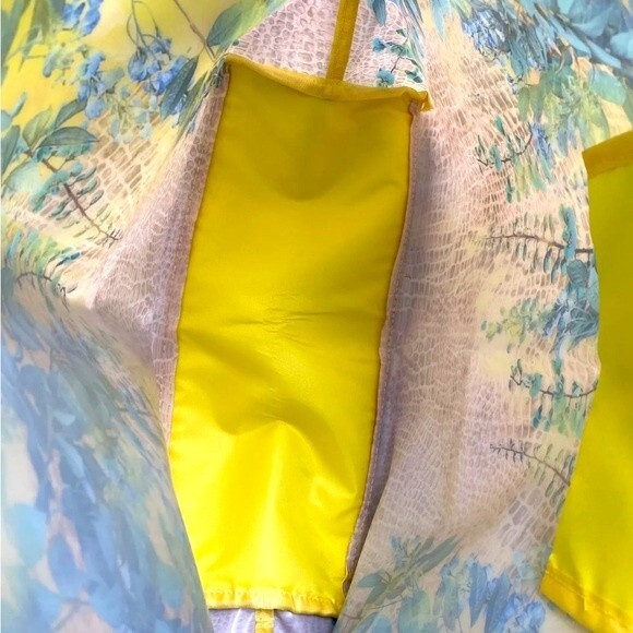 BEBE Limited Edition Spring Garden Colorful Beach Tote Bag Purse New - Picture 6 of 12